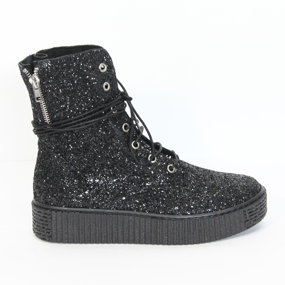 Lust for Life Combat Boots sz 37 Platform Shoe - Picture 2 of 8